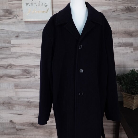 Mario Valente Italian mens wool & cashmere coat